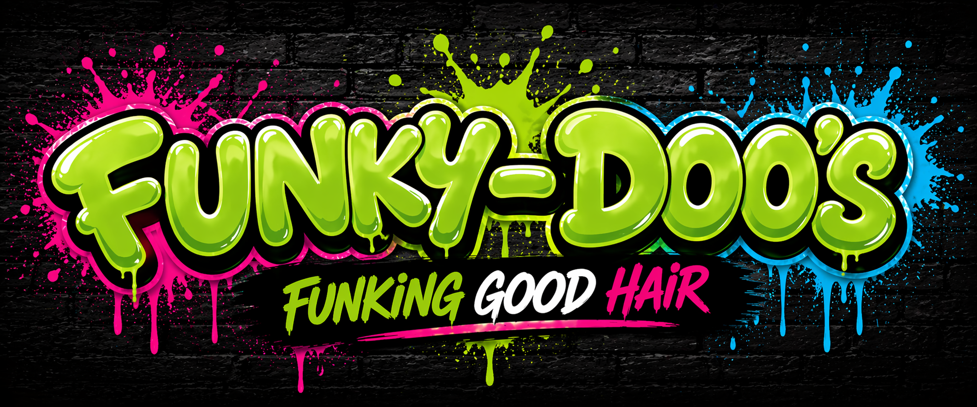 Funky-Doos Hair Salon Paisley banner
